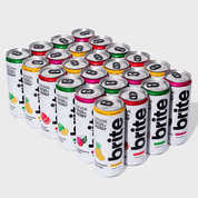 Brite Natural Focus + Energy | Mix Pack | 24 cans x 330ml